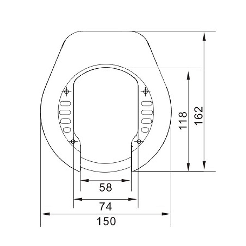 410760 LYNX Frame lock Lazo ART 2 <-> 74 mm