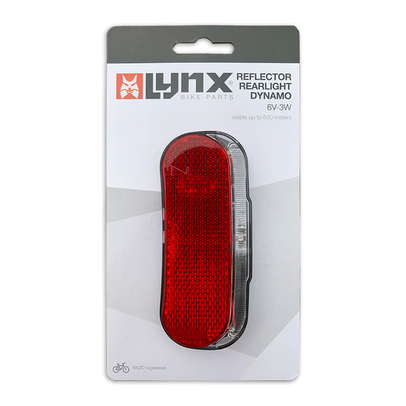 429283 LYNX Rücklicht Dynamo Fly <- 80 mm ->