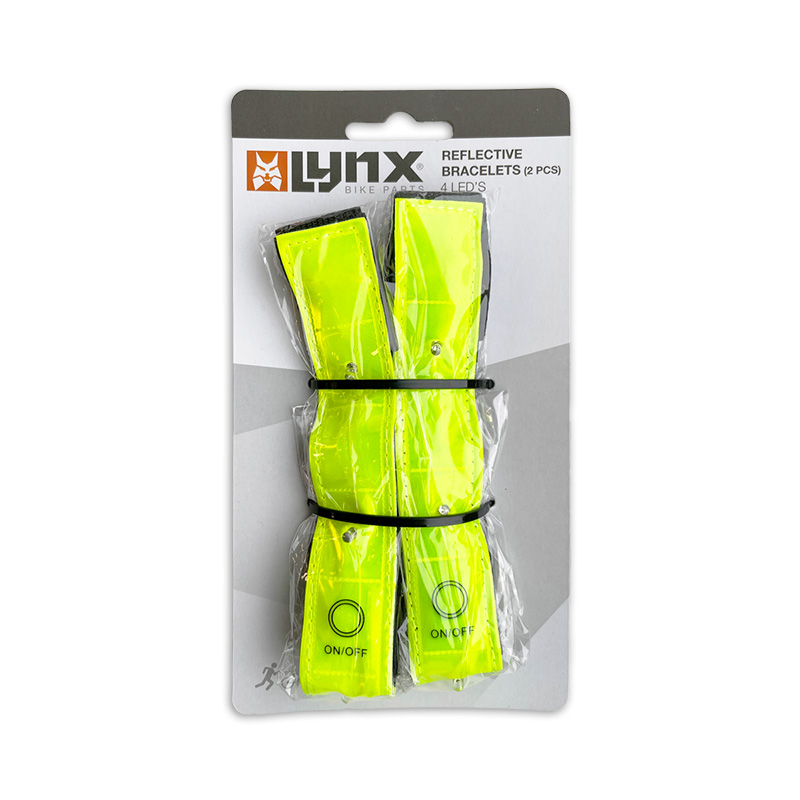 429028.2 LYNX Reflective Bracelet 4-LED set 2 pcs